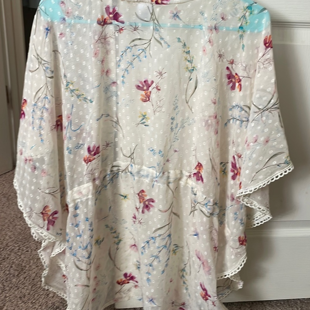 Womens floral beachwear- swimsuit coverup